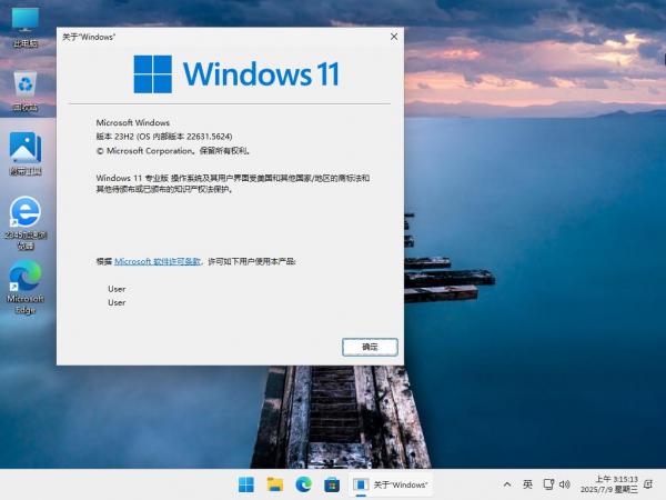 精简版 Win11.23H2 22631.5624专业版#工作站版(2025.7.9) 精简版 Win11.23H2 22631.5624专业版#工作站版(2025.7.9)